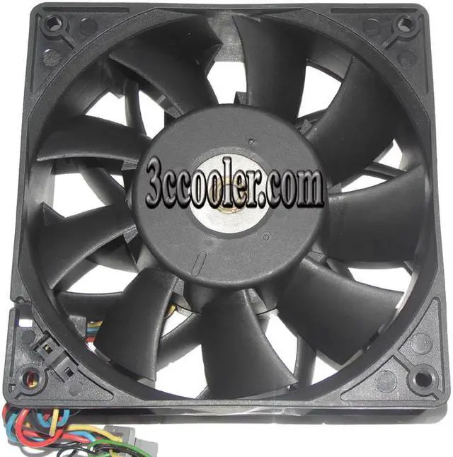 Alt view image 5 of 6 - 120mm Server Cooling Delta 12038 FFC1212DE 12V 2.4A 4 Wire with light Axial Fan