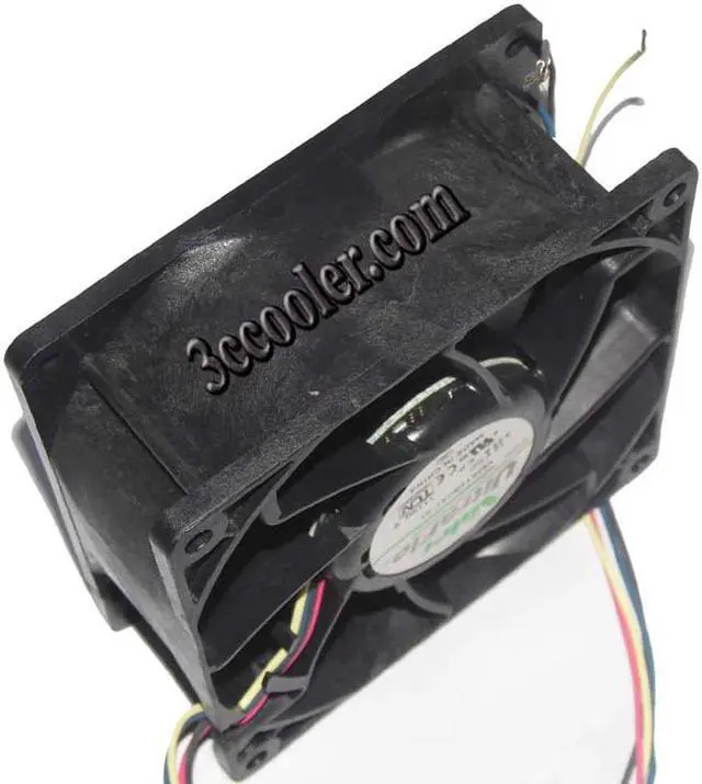 Alt view image 3 of 7 - 90mm Inverter Cooling Nidec 9238 V92E12BUA7-07 12V 3.24A 4 Wires Case Fan