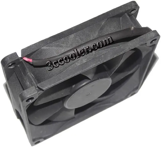 Alt view image 3 of 5 - 80mm Case Fan Y.S.TECH 80*25mm FD128025EB-N 12V 0.45A 2 Wires Cooling