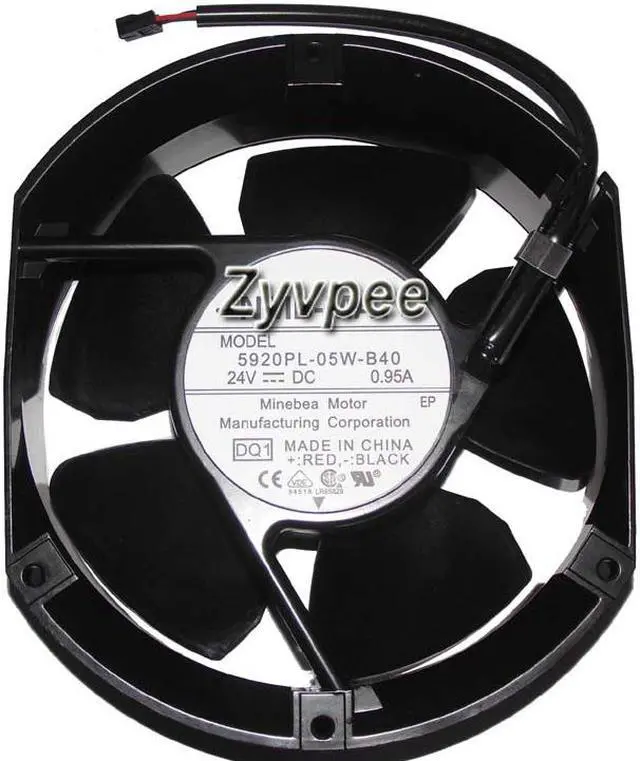 Main image of 170MM Axial inverter ups power Cooling NMB 5920PL-05W-B40 0.95A DC24V 2 Wires Case Fan 172x51mm