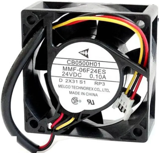 Alt view image 2 of 7 - 60MM Mitsubishi MR-J3 CB0500H01 MMF-06F24ES-RP3 24V 3 wires Inverter Fan