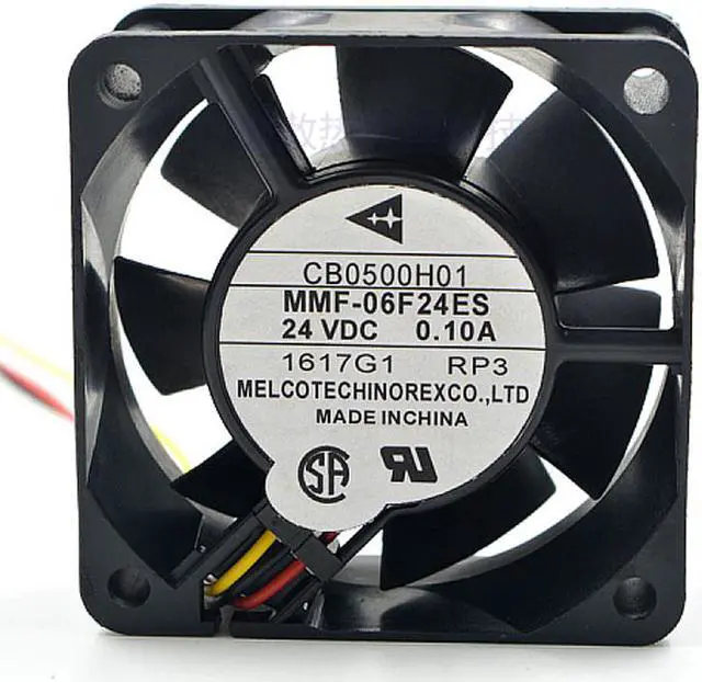 Main image of 60MM Mitsubishi MR-J3 CB0500H01 MMF-06F24ES-RP3 24V 3 wires Inverter Fan