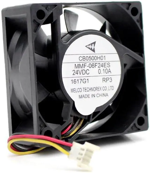 Alt view image 4 of 7 - 60MM Mitsubishi MR-J3 CB0500H01 MMF-06F24ES-RP3 24V 3 wires Inverter Fan