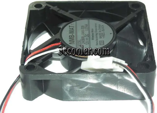 Alt view image 4 of 6 - 60MM NMB 6015 2406RL-04W-M39 2406RL-04W-S39 12V 0.74A 3Wire GS01691 Cooling Fan
