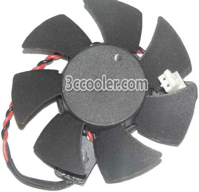 Alt view image 5 of 5 - Zyvpee APISTEK GA51S2L -NNTH 12V 0.13A 2 Wires Video Card Fan
