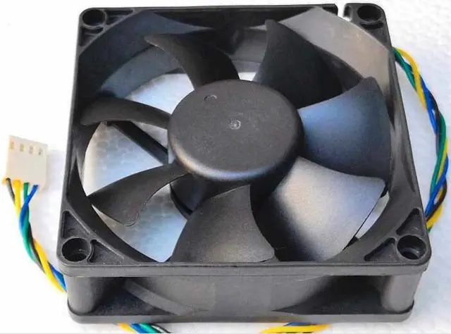Alt view image 2 of 3 - Zyvpee EVERFLOW 8025 R128025SH 12V 0.19A 2800RPM 4 Wires Computer CPU Cooler Fan
