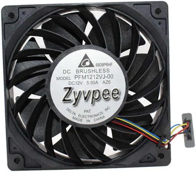 Main image of 120MM DELTA PFM1212VJ-00 12V 5.5A 12CM Server Power Cooling Fan