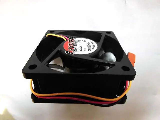 Alt view image 3 of 4 - 60MM 6025 F.GN DC12V 1.1W 3 Wires 3 Pins 6CM CPU Cooling Fan