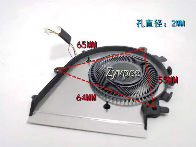 Alt view image 2 of 4 - Notebook CPU GPU Cooling Fan DC5V 0.5A 4Wire 4 Pins