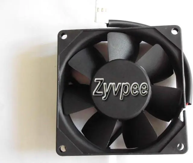 Alt view image 2 of 3 - 80MM 8025 DC24V 1.7W 42.5CFM 2 Wires 8CM CPU Cooling Case Fan