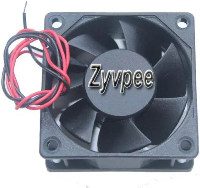 Alt view image 2 of 6 - 60MM 6025 DC12V 1.12W 2 Wires 2 Pins 6CM Case Fan for CPU IPC