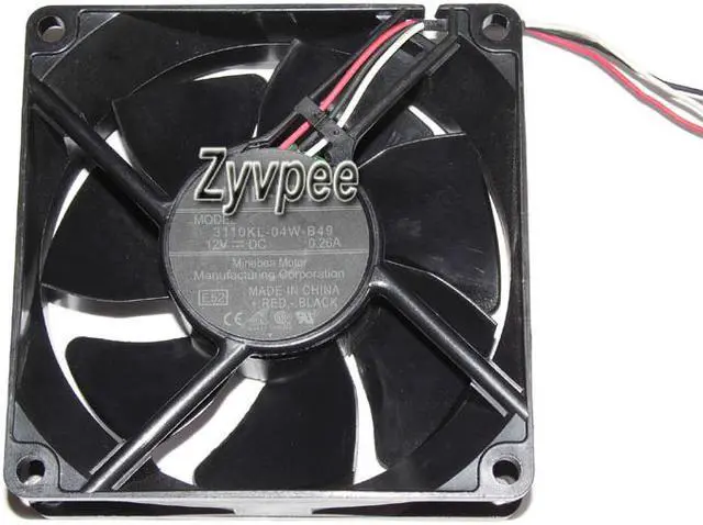 Main image of 80MM 8025 E52 DC12V 0.26A 3 Wires 3 Pins 8CM Case Fan