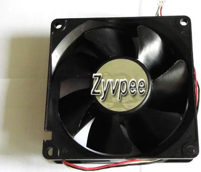 Alt view image 2 of 5 - 80MM 8025 E52 DC12V 0.26A 3 Wires 3 Pins 8CM Case Fan