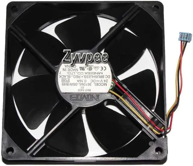 Alt view image 2 of 5 - 90MM 9225 RH7-1430 A90L-0001-0488 A02B-0260-C021 1354 L05 DC24V 0.16A 3 Wires 9CM Inverter Cooling Fan