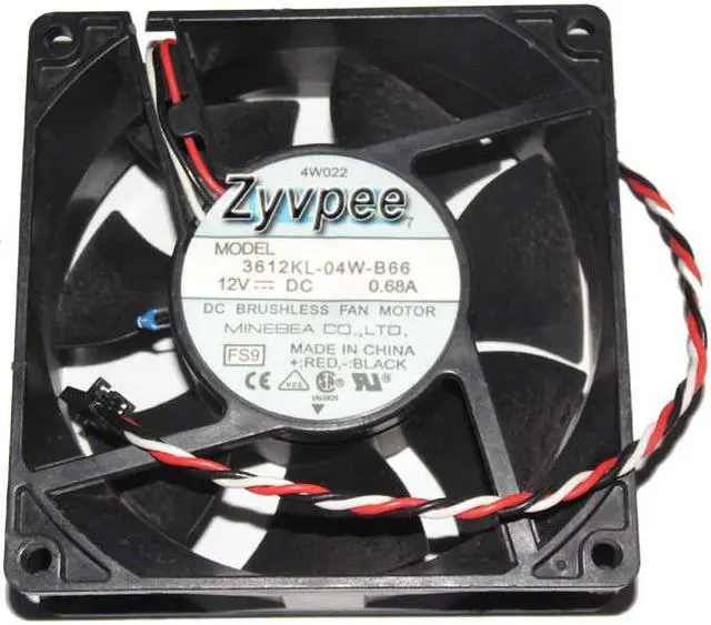 Alt view image 2 of 3 - 92MM 9238 4W022 DC12V 0.68A 3 Wires 9CM Server CPU Cooling Fan