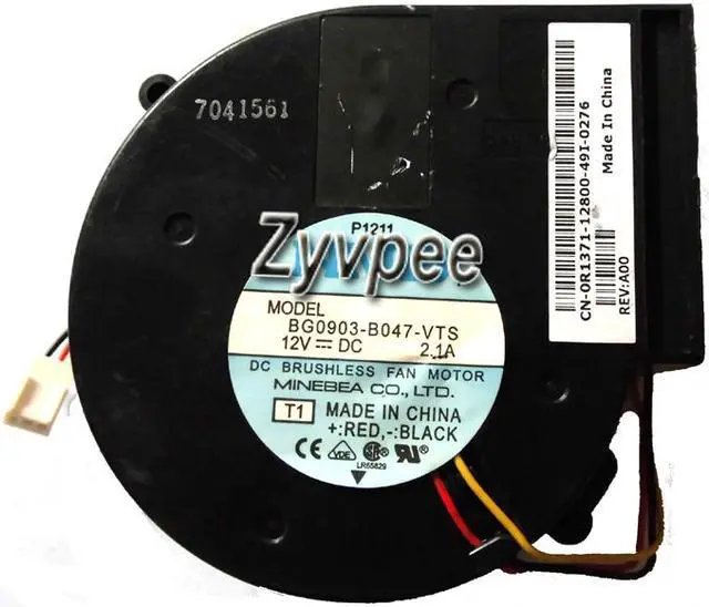 Main image of 97MM 9733 BG0903-B047-VTS T1 05 03 12V 2.1A 3 Wires 10CM Server Cooling