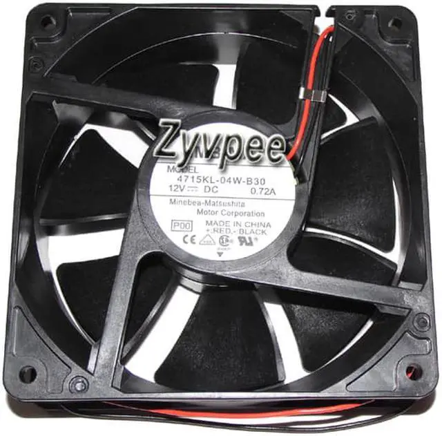 Alt view image 2 of 3 - 120mm 12038 P00 DC12V 0.72A 2 Wires 12CM Power Case Fan