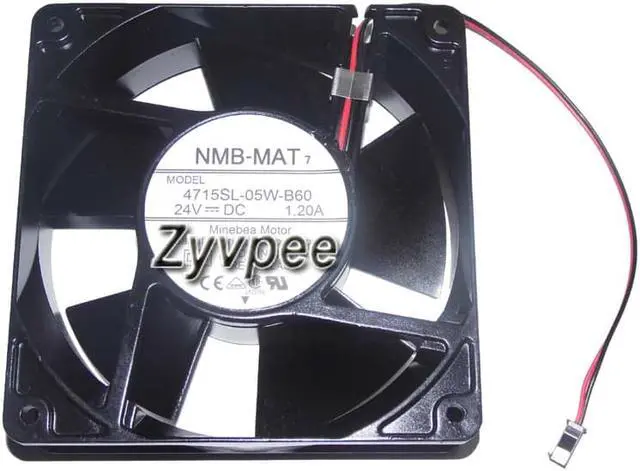 Alt view image 2 of 4 - 120mm 12038 DQ1 DC24V 1.2A 2 Wires 2 Pins 12CM Axial Cooling Fan
