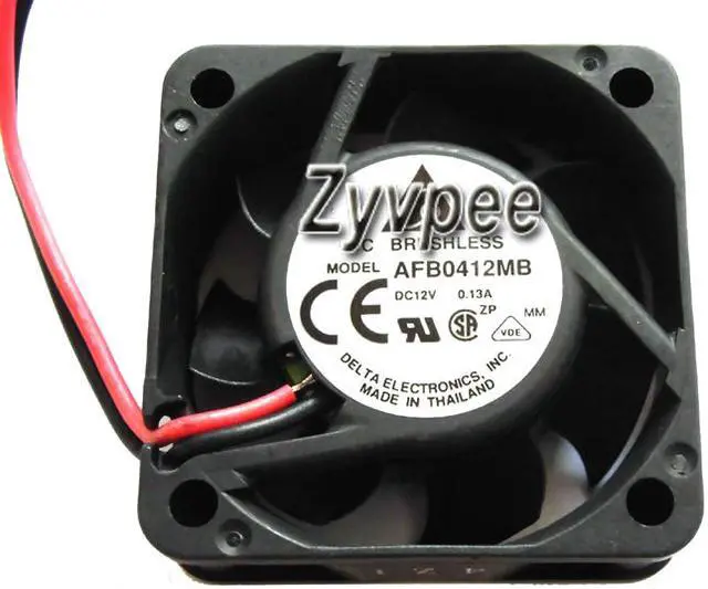 Alt view image 2 of 3 - 40mm 4015 DC12V 0.13A 2 Wires 4CM Cooling Fan