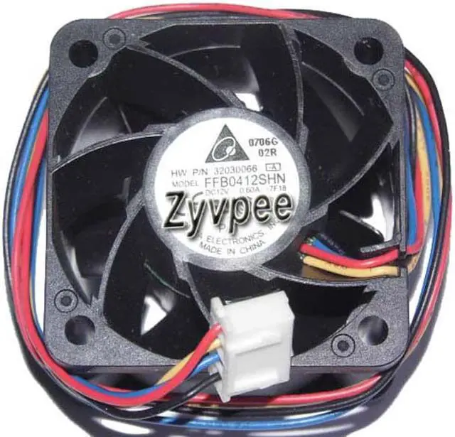 Alt view image 2 of 4 - 40mm 4028 7F18 12V 0.6A 4 Wires 4 Pins 4cm Case Fan for server cpu