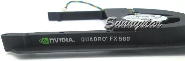 Alt view image 3 of 3 - For NVIDIA QUADRO FX580 Video card  12V 0.21A 4 Wires 4 Pins cooling fan