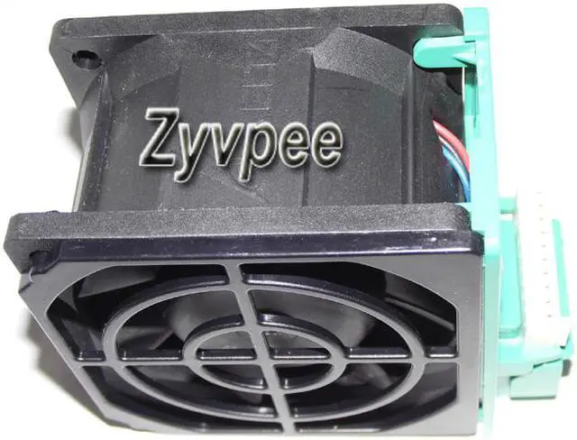 Alt view image 4 of 5 - 60mm 6038 7C1E 12V 1.68A 4 Wires 6CM Server Cooling Fan with blue Bracket for Module Xyratex 90512-11 Pfc0612De 95638-01