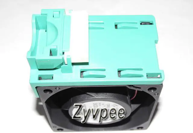 Alt view image 3 of 5 - 60mm 6038 7C1E 12V 1.68A 4 Wires 6CM Server Cooling Fan with blue Bracket for Module Xyratex 90512-11 Pfc0612De 95638-01