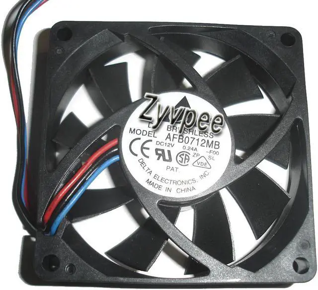 Main image of 70mm 7015 AFB0712MB F00 DC12V 0.24A 3 Wires 3 Pins 7CM CPU Cooling