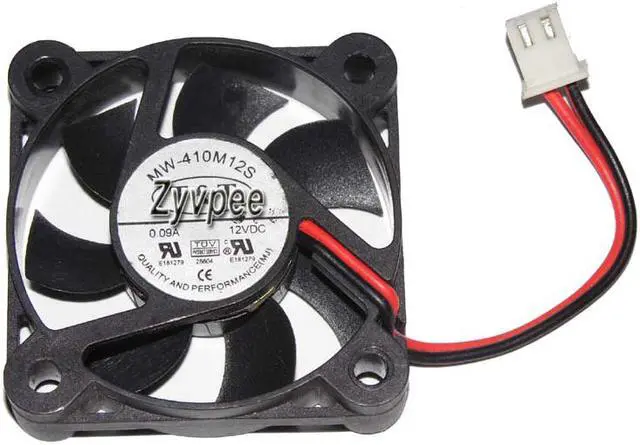 Alt view image 2 of 3 - 40mm 4010 MW-410M12S DC12V 0.09A 2 Wires Cooling Fan for Industrial control motherboard IPC