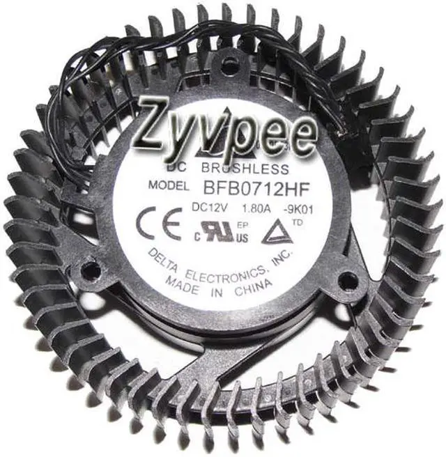 Main image of VGA Cooling Fan -9K01 12V 1.8A 4 Wires 4 Pins for GTX465 GTX470 GTX560 GTX480