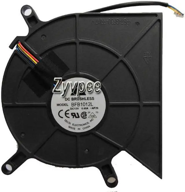 Alt view image 2 of 3 - Blower BFB1012L -AP26 12V 0.48A 4 Wires 4 Pin