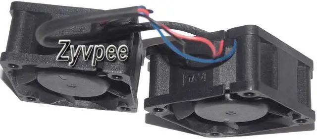 Alt view image 2 of 4 - 40mm 4020 2 Pcs / group 12V 0.4A 3 Wires 3 Pins 4CM Cooling Fan
