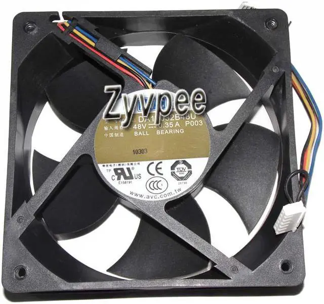 Alt view image 3 of 4 - 120mm 12032 P003 DC48V 0.35A 4 wires 12CM Power Cooling