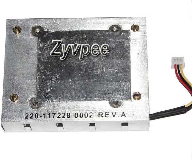 Alt view image 2 of 4 - 40mm 4007 AD0412HB-K96 DC12V 0.08A 3 wires 3 Pins 4CM Cooling with Heatsink