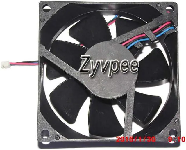 Alt view image 2 of 4 - 75mm 7525 AD07512UX257300 OXCW DC12V 0.46A 3 Wires 7.5CM CPU Cooling