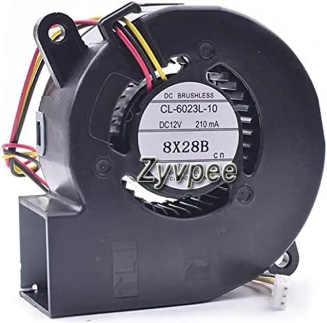 Main image of Cooling Fan CL-6023L-10 12V 210mA 3 Wires 3 Pins 6CM Projector Blower