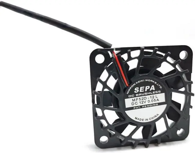 Main image of 50mm 5210 MF520-12L  MF52D-12L DC12V 0.05A 2Wires 2Pin 5CM Cooling Fan