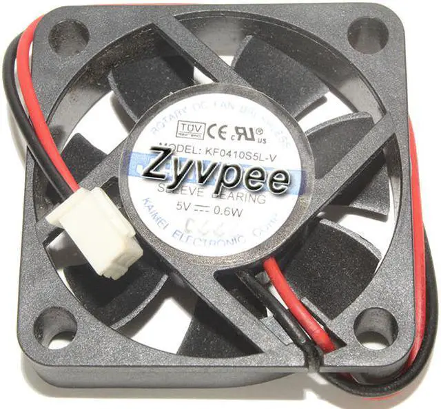 Main image of 40MM 4010 KF0410S5L-V DC5V 0.6W 2 Wires DVR 4CM Cooling Fan