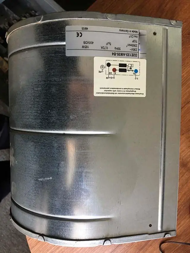 Alt view image 3 of 4 - Zyvpee D2E133-AM35-B4 230V 0.72A 165W 400VDB 4Wire AC Fan