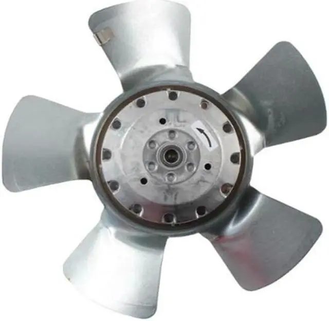 Alt view image 2 of 3 - Zyvpee A2D210-AA02-11 400V 0.14A 80W 3 Wires All-Metal Axial Cooling Fan 210x72mm