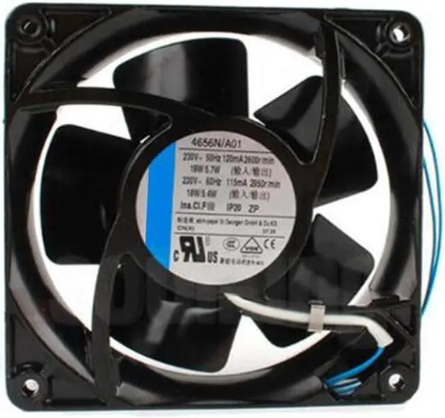 Main image of Zyvpee 12CM 4656N/A01 230V 19/18W 2 Wires Converter Cooling Fan 120x38mm