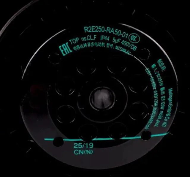 Alt view image 4 of 4 - Zyvpee R2E250-RA50-01 Converter Fan 230V 0.93/1.25A 210/285W 2500/2450RPM 4-Wire Cooling Fan