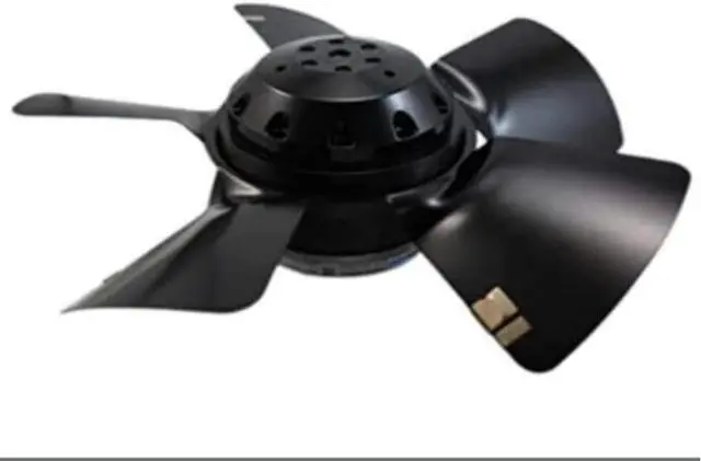 Alt view image 2 of 3 - Zyvpee 250mm A2E250-AE65-01 230V 115/165W 4 Wires Spindle Motor Fan for Evaporator condensate
