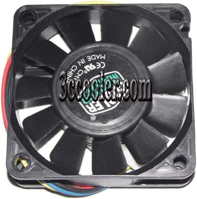 Alt view image 2 of 2 - Zyvpee 60*15mm D06R-12PS1 12V 0.2A 4 wires 4 pins 60mm case fan