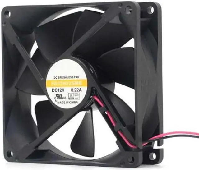 Alt view image 3 of 3 - Zyvpee 92mm FD129225MB 12V 0.22A 2Wire 9CM Cooling Fan 92x25mm