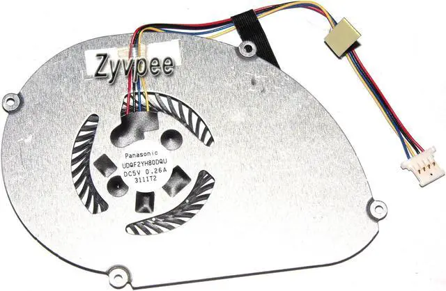Alt view image 2 of 2 - Zyvpee UDQF2YH80DQU 5V 0.26A 4 Wires PC-LX850JS CPU Cooling Fan