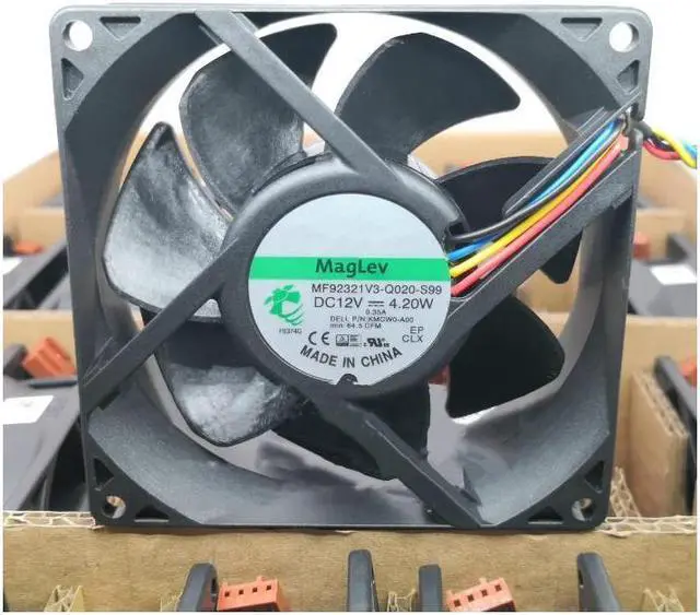 Alt view image 3 of 3 - Zyvpee 9232 MF92321V3-Q020-S99 12V 4.2W 0.35A 64.5CFM KMCWO-A00 4Wire Server Case Fan