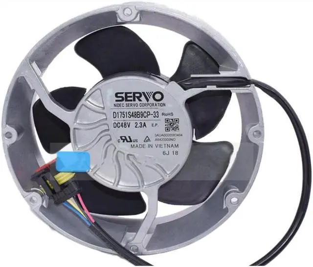Main image of Servo 172mm D1751S48B9CP-33 3AUA0000083484 48V 2.3A 4Wires Server Fan 172x51mm