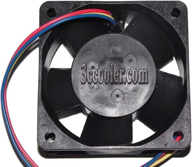 Alt view image 2 of 3 - Zyvpee 60mm HDF6025L-12HB-50A 12V 140mA 3 wires 6CM Case Fan 60x25mm