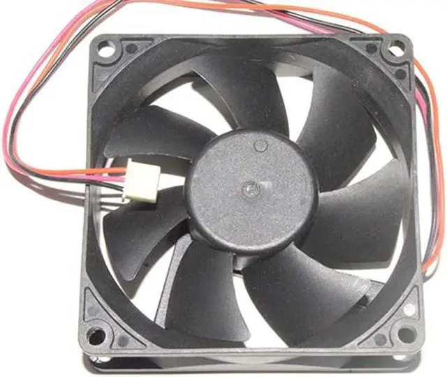 Alt view image 2 of 3 - Zyvpee DFB802512H 12V 2.0W 3 Wires 3 Pins Cooling Fan 80x25mm